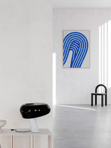 Next Paper Collective Entropy Blue 01 Framed Wall Art Print- Buy online at McGrocer