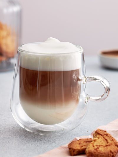 Next Judge Clear Duo Double Walled Grande Latte Glass- Buy online at McGrocer
