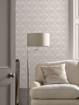 Next Laura Ashley Dove Grey Margam A4 Wallpaper Sample- Buy online at McGrocer