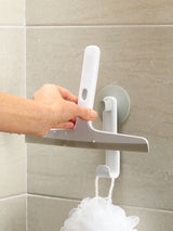 Next Joseph Joseph Grey EasyStore Slimline Shower Squeegee with Storage Holder- Buy online at McGrocer