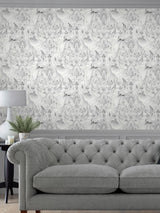 Next Laura Ashley Silver Tregaron A4 Wallpaper Sample- Buy online at McGrocer
