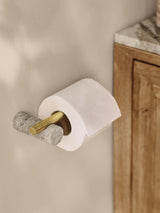 Next N. Premium Gold Marble Toilet Roll Holder- Buy online at McGrocer