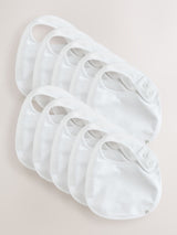 Next White Baby Bibs 10 Pack- Buy online at McGrocer