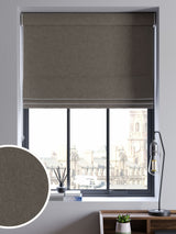 Next Next Grey Soft Touch Chenille Made to Measure Roman Blind- Buy online at McGrocer