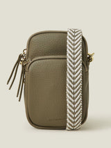 McGrocer Accessorize Green Webbing Strap Phone Bag- Buy online at McGrocer