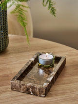 Next Brown Decorative Marble Trinket Tray 9x2.5cm- Buy online at McGrocer