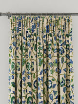 Next Land & Shore Green Esther Lined Pencil Pleat Curtains 229cm x 183cm- Buy online at McGrocer