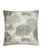 Next Morris & Co Natural The Brook Printed Outdoor Cushion- Buy online at McGrocer