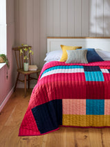 Next Multi Quilted Stripe Bedspread- Buy online at McGrocer