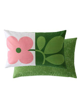 Next Orla Kiely Bubblegum Basil Pink Floret Cushion 30x60cm- Buy online at McGrocer