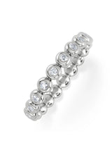Next The Diamond Store Sterling Silver Bezel Set 0.33ct Lab Diamond Eternity Ring- Buy online at McGrocer