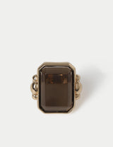 M&S Grey Oversized Natural Stone Ring- Buy online at McGrocer