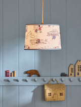 Next Cath Kidston White/Blue/Red Paddington Easy Fit Drum Shade, 30cm- Buy online at McGrocer
