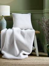 Next Laura Ashley Natural Coleford Faux Sherpa Fur Throw 170cm x 130cm- Buy online at McGrocer