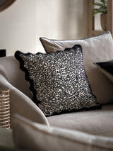 Next Gallery Home Black Wavy Textured Cushion 45cm x 45cm- Buy online at McGrocer