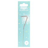 Sparkler candle Number 7 for birthday cakes - British product
