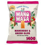 M&S Manomasa Manchego & Green Olive Tortilla Chips 140g- Buy online at McGrocer