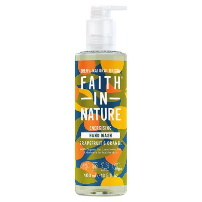 waitrose Faith in Nature Grapefruit & Orange Hand Wash 400ml- Buy online at McGrocer