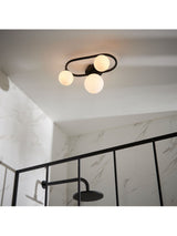 Next Gallery Home Black Kent 3 Bulb Bathroom Ceiling Light- Buy online at McGrocer