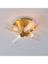 Next Gallery Home Brass Orillia 4 Bulb Bathroom Ceiling Light- Buy online at McGrocer