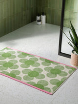 Next Orla Kiely Clover Retrow Flower 100% Cotton Bath Mat 90cm x 50cm- Buy online at McGrocer