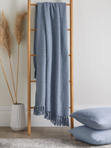 Next Drift Home Blue Hayden Bedspread 200 x 200cm- Buy online at McGrocer