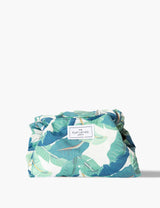 M&S The Flat Lay Co. Open Flat Makeup Bag In Tropical Leaves Travel Makeup Organiser 52cm Diameter- Buy online at McGrocer