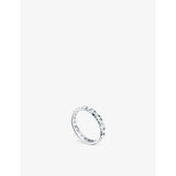 Tiffany T True narrow 18ct white gold ring, UK version