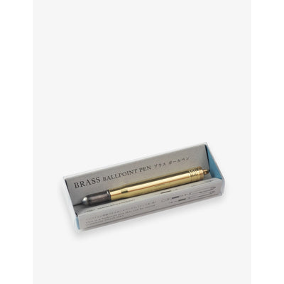 selfridges Traveler's Company Logo-Engraved Brass Rollerball Pen- Buy online at McGrocer