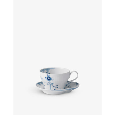 selfridges Royal Copenhagen Blue Elements Porcelain Cup and Saucer Set 6.5cm- Buy online at McGrocer