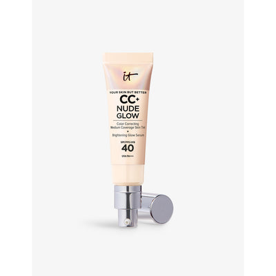 selfridges IT Cosmetics Your Skin But Better CC+ Nude Glow Skin Tint SPF 40 32ml- Buy online at McGrocer
