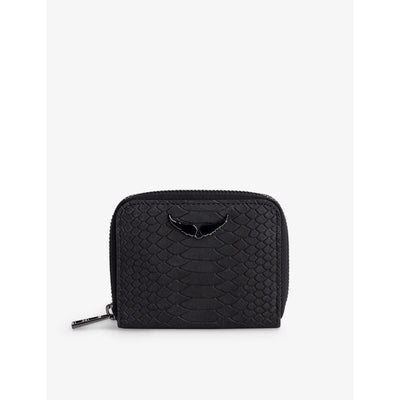 selfridges Zadig & Voltaire Mini Wing-Embellished Textured-Leather Purse- Buy online at McGrocer