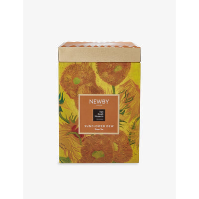 selfridges Newby Teas UK x The Van Gogh Museum Loose-Leaf Green Tea Caddy 100g- Buy online at McGrocer