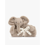 selfridges Jellycat Luxe Smudge Elephant Faux-Fur Blanket 70cm- Buy online at McGrocer