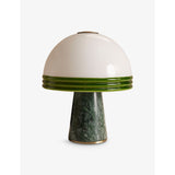 selfridges Soho Home Cassie Glass and Marble Table Lamp 40cm- Buy online at McGrocer