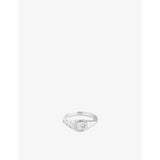 selfridges Astrid & Miyu Cosmic Signet 18ct Yellow Gold Plated Sterling Silver Cubic Zirconia Ring, 16.9mm- Buy online at McGrocer