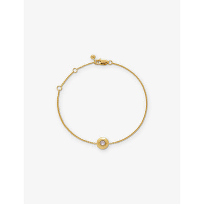 selfridges Monica Vinader June Birthstone 18ct Gold Vermeil-Plated Sterling Silver and Moonstone Bracelet- Buy online at McGrocer