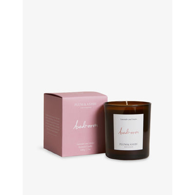 selfridges Plum & Ashby Lavender & Amber Scented Wax Candle 635g- Buy online at McGrocer