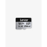 selfridges Lexar Silver Plus 256GB Micro SD Memory Card- Buy online at McGrocer
