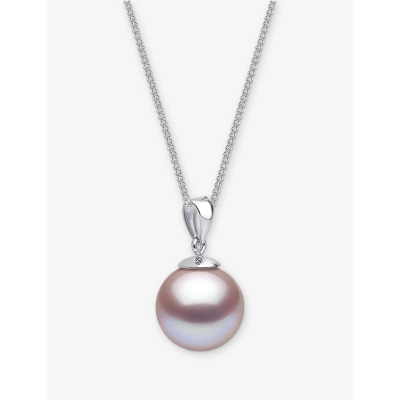 Yoko London pink freshwater pearl pendant 9mm, imported from the UK