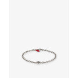 selfridges HUGO Stacked Logo-Plaque Stainless-Steel Bracelet- Buy online at McGrocer