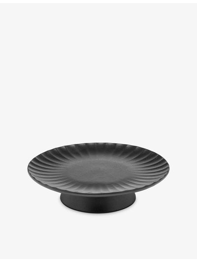 selfridges Serax Inku Sergio Herman Cast Iron Cake Stand 24cm- Buy online at McGrocer