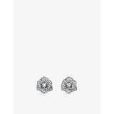 selfridges Piaget Rose 18ct White Gold 0.45ct Diamond Stud Earrings- Buy online at McGrocer