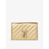 selfridges Jimmy Choo Curve Nello Quilted Leather Cardholder- Buy online at McGrocer