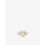 selfridges Kismet By Milka Pave Evil Eye 0.10ct Diamond Stud Earring- Buy online at McGrocer