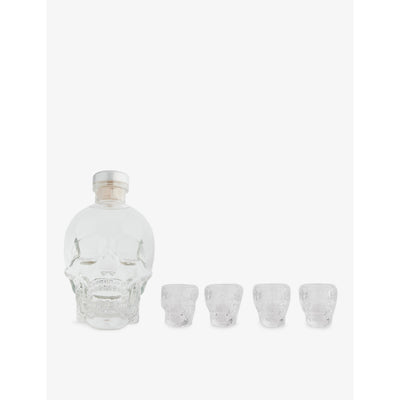 selfridges Crystal Head Original Vodka with Four Shot Glasses 700ml- Buy online at McGrocer