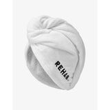 selfridges REHAB Brand-Embroidered Microfibre Hair Towel- Buy online at McGrocer
