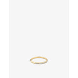 selfridges Mejuri 14ct Yellow Gold and 0.14ct Diamond Ring- Buy online at McGrocer