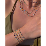 Ece London gold vermeil evil eye bracelet, imported from the UK
