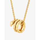 selfridges Bvlgari Serpenti Viper 18ct Yellow Gold Pendant Necklace- Buy online at McGrocer